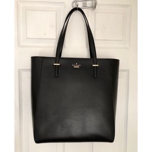 Kate Spade black leather bag